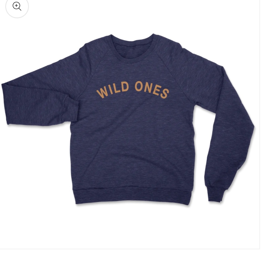 SAWYER WILD ONES CHILD SWEATSHIRT IN HEATHER NAVY SIZE XS (4/5)
